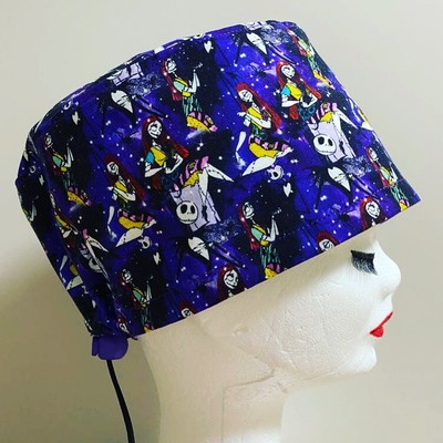 Borsalino Cuffie chirurgiche puro cotone HALLOWEEN Tim Burton Nightmare before Christmas 