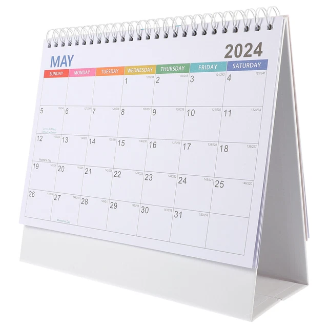 CALENDAR 2024 DESK calendar Desk Calendar 2024 Desk Calendar Ornament