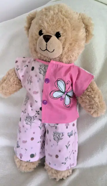 NEW BAB Build a Bear Handmade teddy  clothes to fit 40cm size girls pyjamas