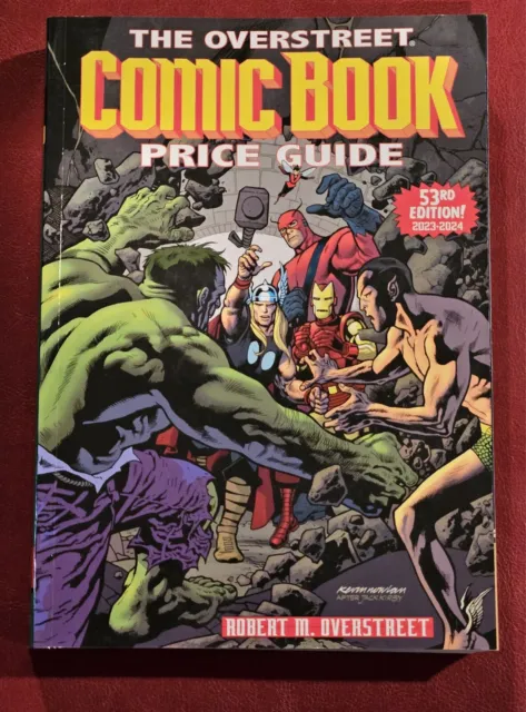 Overstreet Comic Book Price Guide 53rd Edition 2023-2024 Avengers Hulk softcover