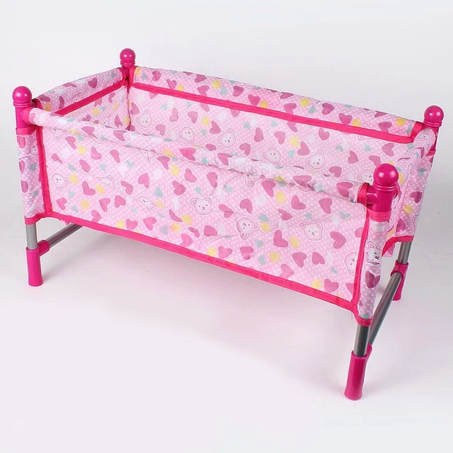 Bambola Baby Toddler Seggiolone Letto Culla Simulazione Per Bambini Mobili 2
