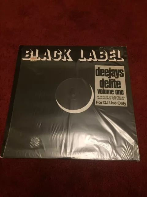 BLAGK LABEL DEEJAYS DELITE VOIUME ONE 12"LP Vinyl Record MINT CONDITION