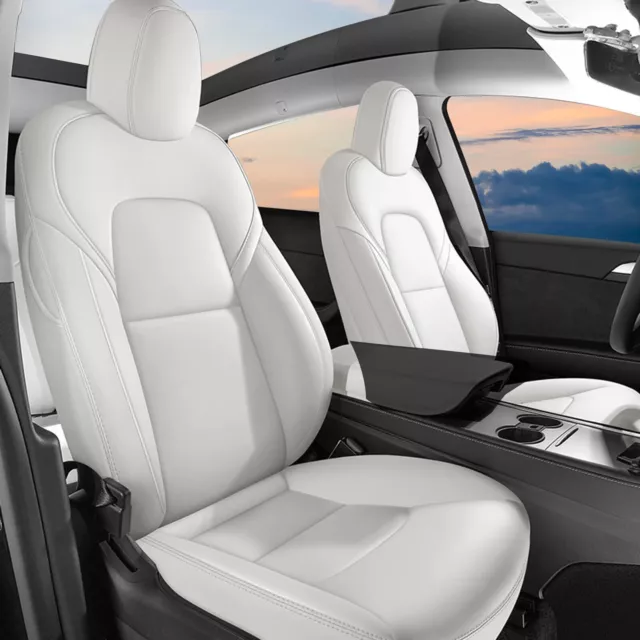 FOR TESLA MODEL Y 20232024 Car 5Seat Covers Faux Leather Faux Leather