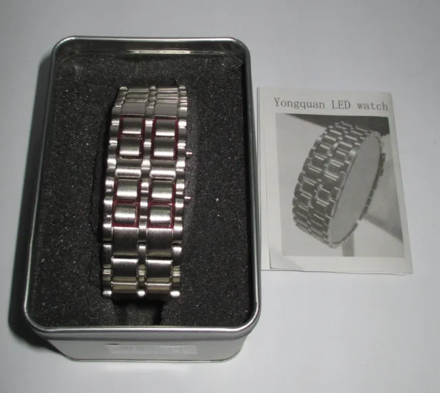 Orologio Digitale Bracciale a Led  Iron Samurai Watch