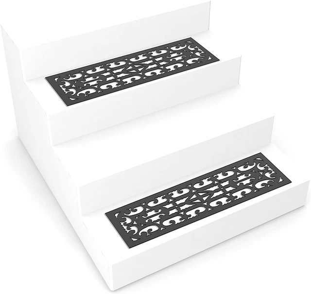 Alfombrillas antideslizantes Pure Garden con agarre de control de tracción - goma resistente Tr
