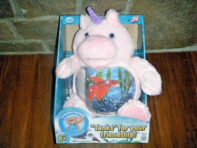 Tanks For Your Friendship Magical Pink Unicorn Bank Or Tank 4 Betta Fish Ages 6+