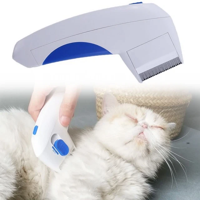 Pets Lice Remover Electric Flea Zapper Comb Safe Dog Cat Pets Kills Flea Tools