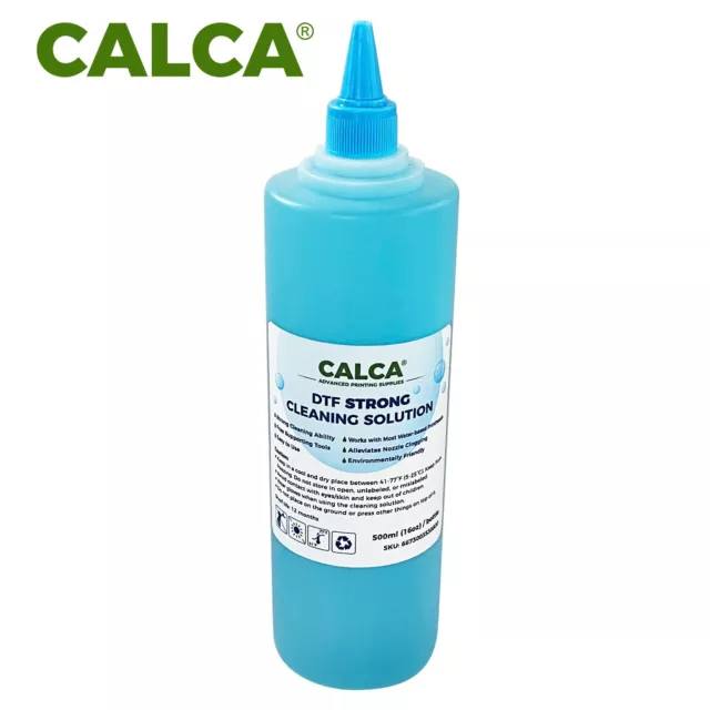 500ml Strong Water-based DTF Cleaning Solution CALCA Printers Cleaning Fluid