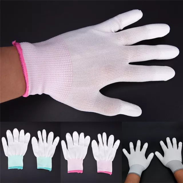 1Pair Anti Static Antiskid Gloves PC Computer Repair ESD Electronic Labor Wo @^C