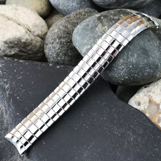 1956 Flex-Let USA Stainless Steel Expansion Unused nos Vintage Watch Band