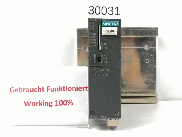 Siemens Simatic S7-300 Cpu 6Es7317-2Ek14-0Ab0