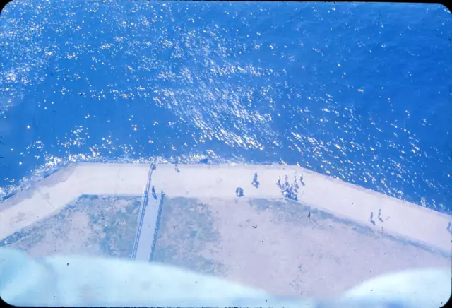ONYC Original Slide - 1960s New York City View From The Statue of Liberty  #59