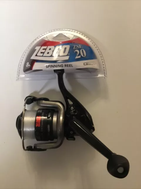 ZEBCO ZSE20 SPINNING Fishing Reel Spooled with 8lb. $11.90 - PicClick