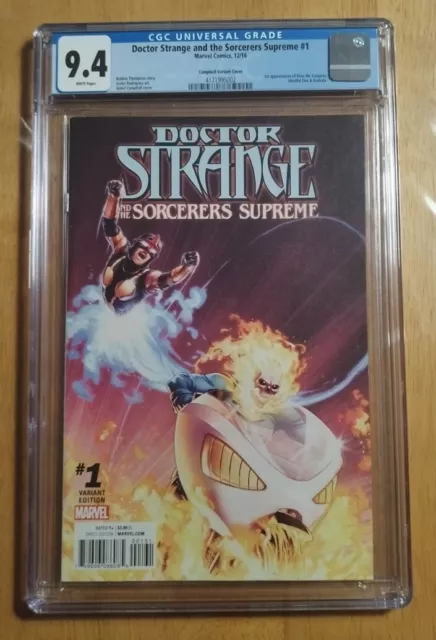 Doctor Strange And The Sorcerers Supreme #1CGC 9.4 Campbell. Rare Hard To Find🔥