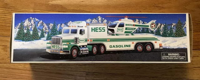 1995 Hess Toy Truck and Helicopter Brand New in Original Box