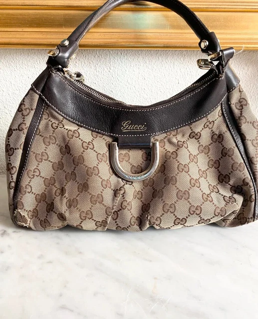 Authentic Gucci D Ring Abbey hobo bag.