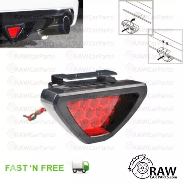 LED Rot Nebelschlusslicht 12V Lampe für JDM dh Pulsar Glanza Skyline Impreza 200SX