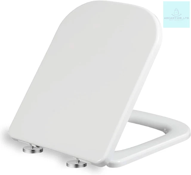 MASS DYNAMIC SQUARE Toilet Seat with Soft Close Top Fix Toilet Seats