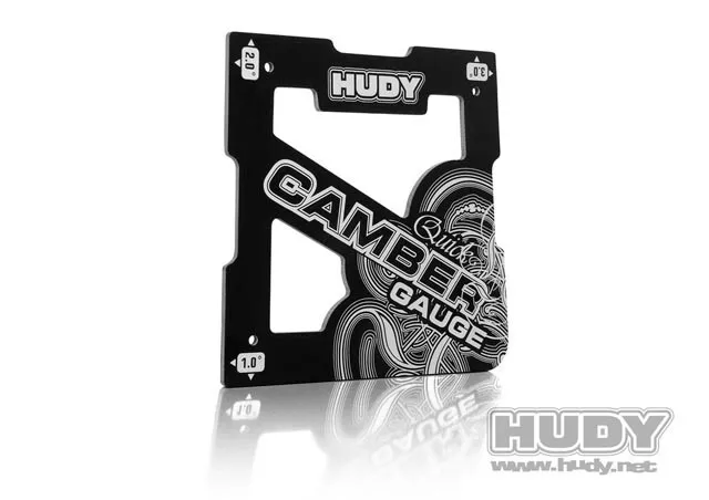 HUDY Quick Camber Gauge for 1/8 Off-Road 1°, 2°, 3°