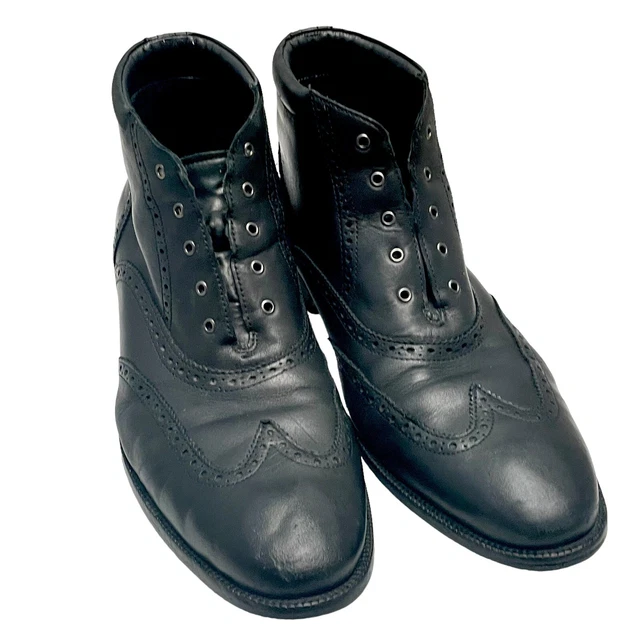Cole Haan Men\'s Williams Wingtip Chukka Black Leather Ankle Boot 12M C20285 Cole Haan Men main image 3