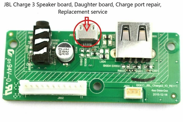 1pc Genuine MOTHERBOARD FOR REPLACEMENT JBL Charge 3 Part (version TL and  GG)