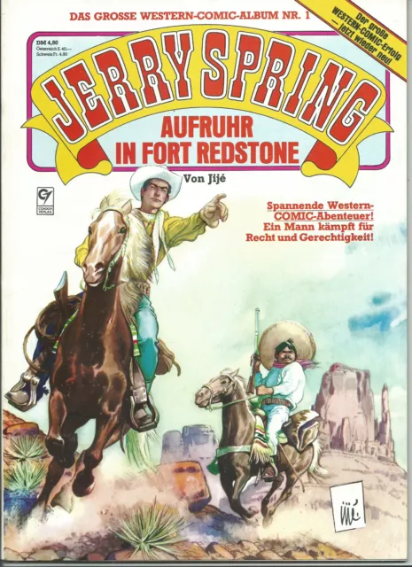 <>  JERRY SPRING  Western-Comic Album Nr. 1  Condor Verlag