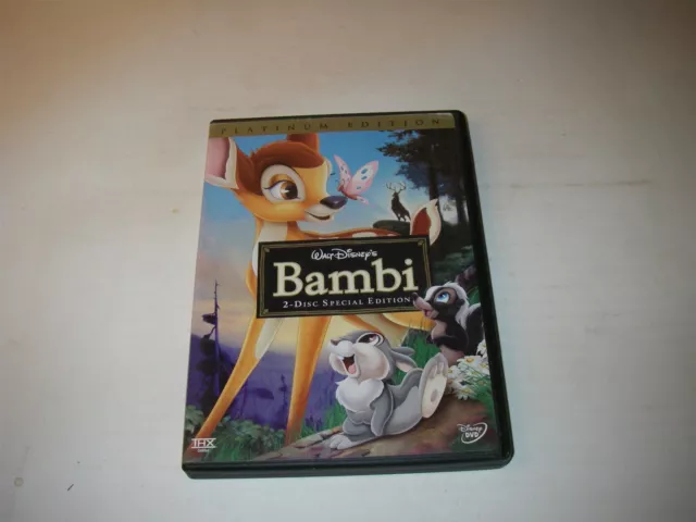Walt Disney Bambi Platinum 2 Disc Special Edition Dvd Movie B2894