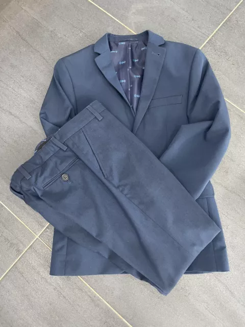 Boys Next Suit Blue Aged 12 - Worn Once