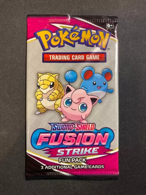 Fusion Strike Fun Booster Pack Pokemon card UK/US Exclusive Mint frm box
