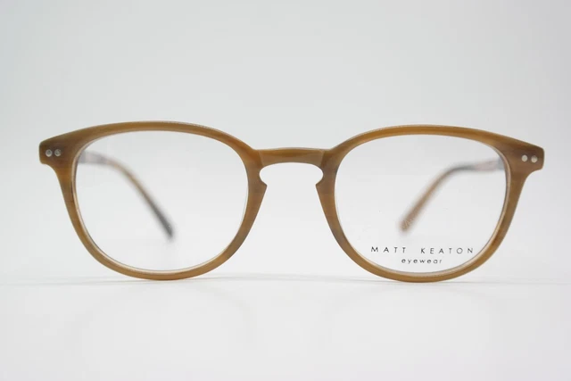 Lunettes Matt Keaton MK 1052 - Monture Gris Transparent Argent, Ovale, En Acétate Et Métal, Neuve Sans étiquette