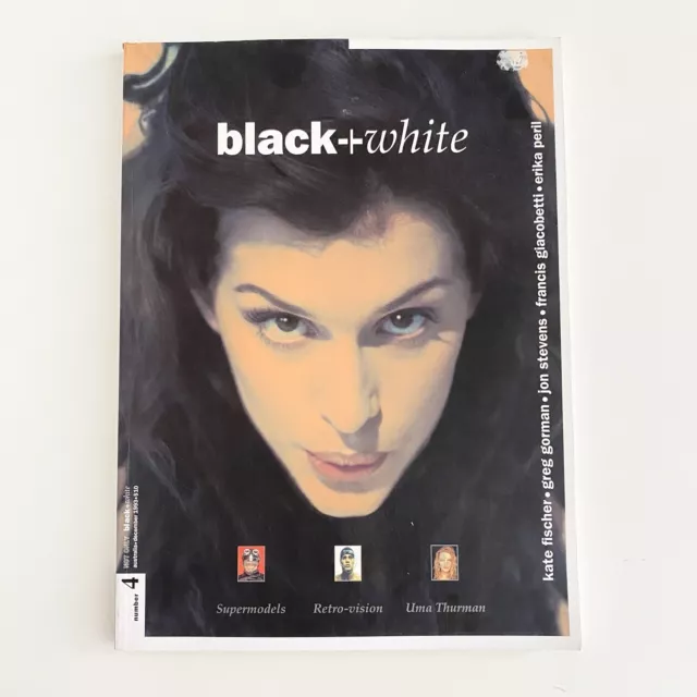 Black and White #4 1993 Magazine - Kate Fischer Greg Gorman Jon Stevens