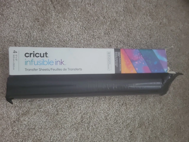 Tinta infusible Cricut, 4 hojas, empalmeada