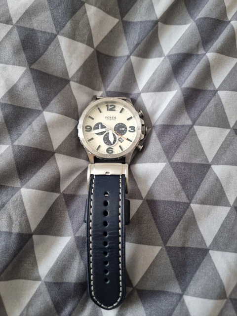 FOSSIL MENS NATE Watch (JR1480) New Battery Required