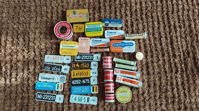 Konvolut Haushaltsauflösung, Medizin und Kosmetika Verpackungen, selten und ori