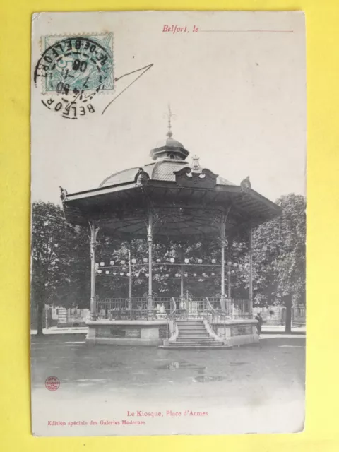 cpa FRANCE 90 - BELFORT Place d'Armes KIOSQUE de la MUSIQUE Bandstand