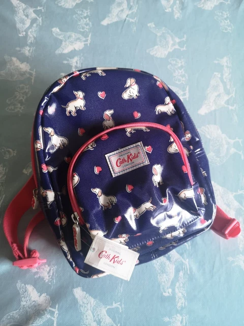 CATH KIDS KIDSTON Mini Backpack bag Mono Dog Heart Brand New