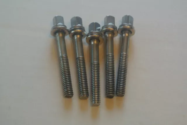 (5) 60s/70s GRETSCH USA 2" TENSION RODS for YOUR SNARE TOM + DRUM SET! LOT #G96