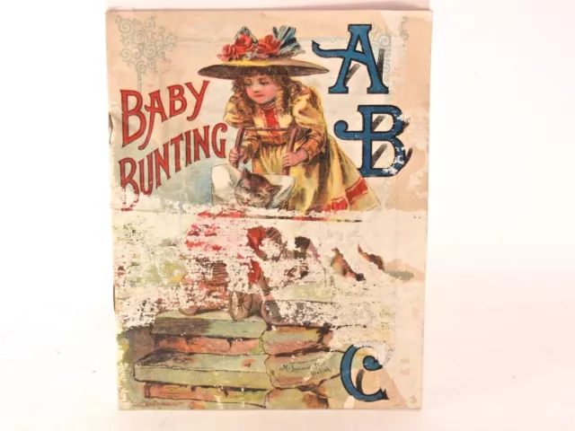 Acceptable! Baby Bunting ABC Book: by McLoughlin Bros (1900 Linen Book)