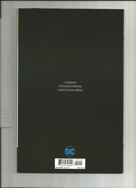 DARK NIGHTS METAL #2, Mattina Trade Dress variant cover, DC Comics 2/2018 2
