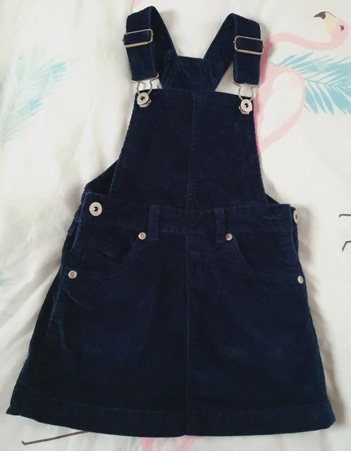 Abito blu zoo corda dungaree Pinafore età 4 combinazione spedizione costruire un pacchetto