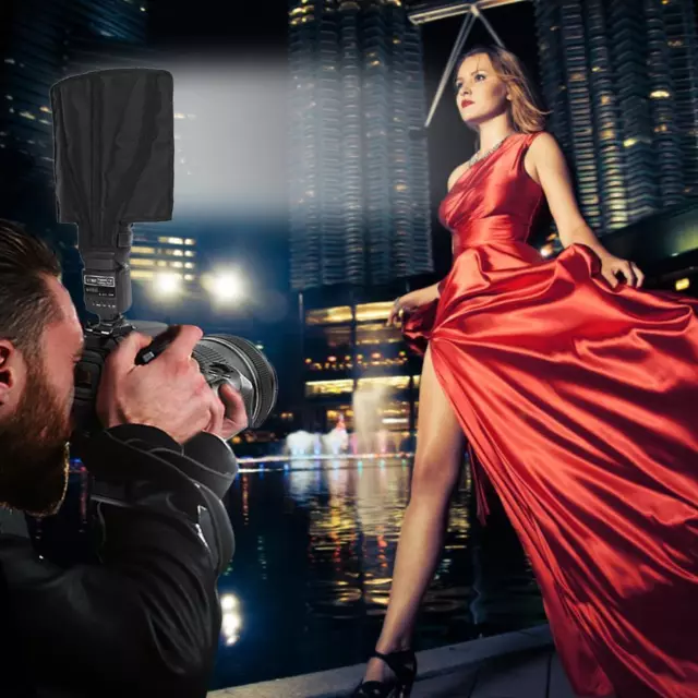Cámara réflex digital flash pala difusor softbox flash reflector barrera difusor