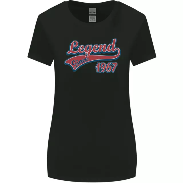 Legend Dal 56th Compleanno 1967 Donna più Ampia Taglio T-Shirt