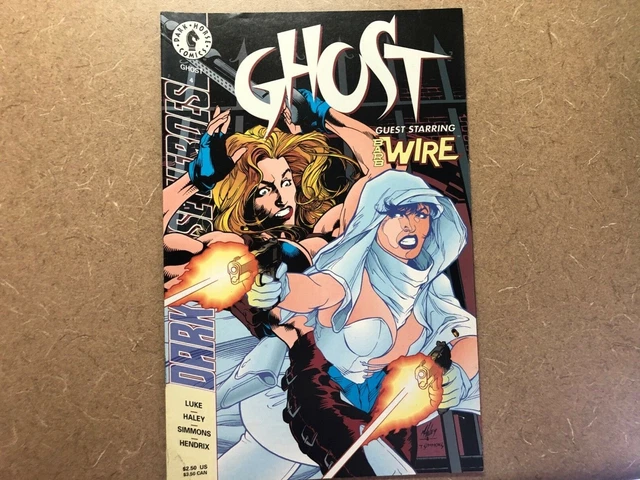 GHOST 4 July 1995 DARK HORSE COMICS BARB WIRE MATT HALEY ART