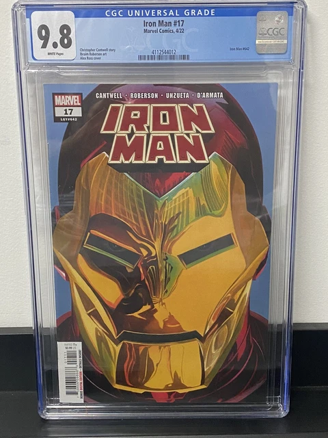 Iron Man #17 CGC 9.8 (Marvel 2022) Alex Ross cover