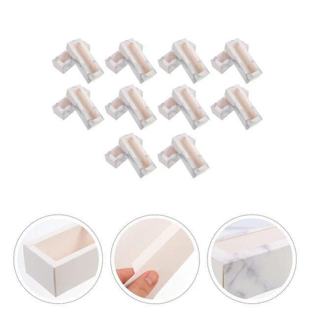 20 Pcs Caso Di Biscotti Scatola Di Macarons Scatole Per Cupcake Pasticcino