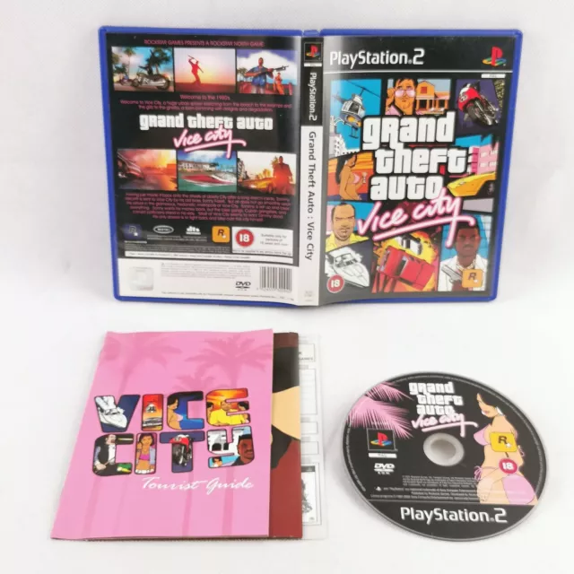 Grand Theft Auto GTA Vice City PS2 PlayStation 2 Complete PAL
