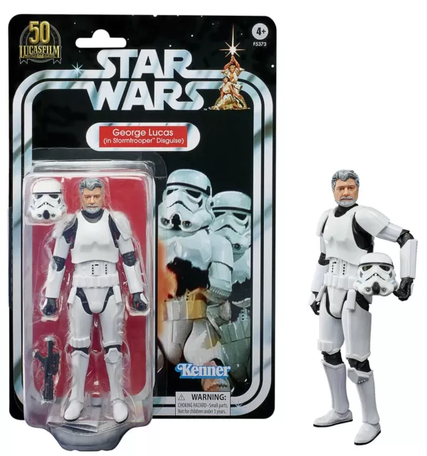 Star Wars Tbs 6 " George Lucas Stormtrooper Disguise Black Series F5373 50Th