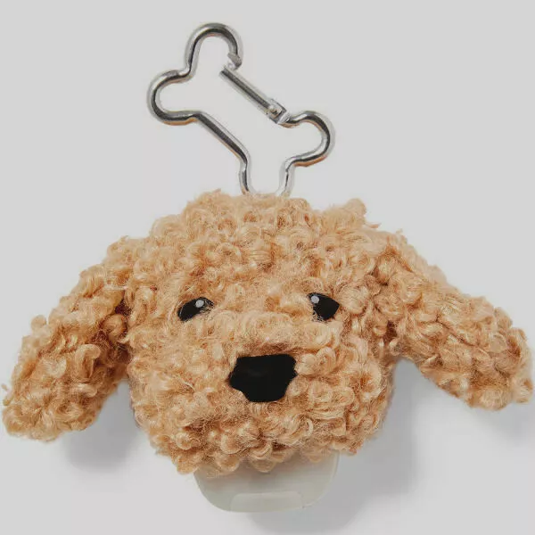 Bath & Body Works PocketBac Holder Labradoodle Pom Fluffy Dog