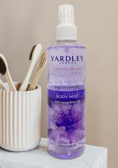 YARDLEY FINA FRAGANCE INGLÉS LAVANDA NIEBLA CORPORAL CON ACEITES ESENCIALES 8 fl oz.