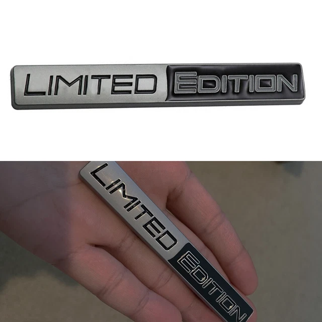 1× Black 3D Limited Edition Logo Emblem Badge Sticker Decal Trim Car Accessories
